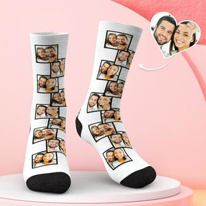 Socks Collection: Custom Multi Photo Socks Gifts for Lovers