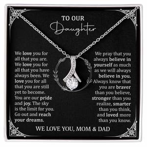Daughter Gifts: To My Daughter Alluring Beauty Necklace