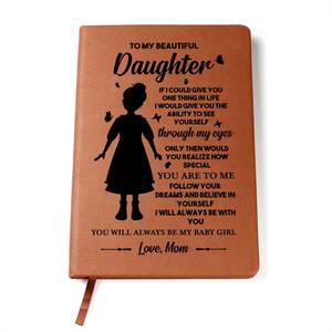 Daughter Gifts: Graphic Leather Journal To My Beautiful Daughter Love Mom Emporium Discounts