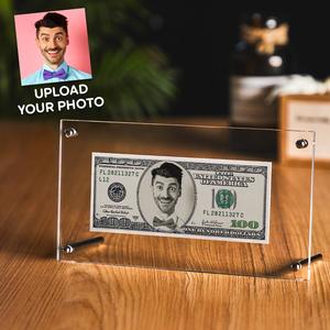 Custom Portrait Money 100 Dollar Bill