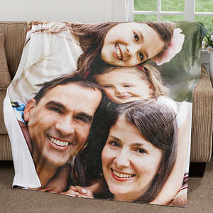 Personalized Gifts: Personalized Picture Blankets Custom Photo Fleece Throw Blanket