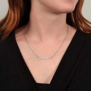Custom Photo Projection Necklaces: Heart Name Necklace