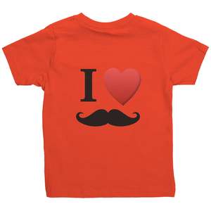 Mo Vember Infant Clothes: Rabbit Skins Toddler Shirt I Love Moustache Movember