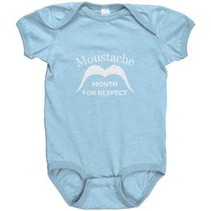 Rabbit Skins Baby Bodysuit Movember Month For Respect