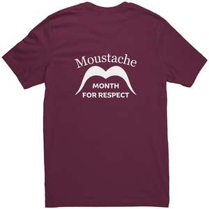 Unisex Shirt Movember Month Of Respect Back Print