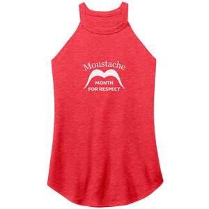 WOMEN’S PERFECT TRI ROCKER TANK Front Double Distance From Top 3/4 Print Movem&hellip;