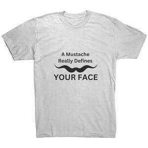 American Apparel Mens Shirt Movember Front print Design 2