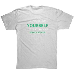 American Apparel Mens Shirt Movember Back print