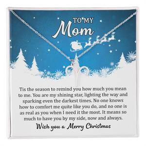 Zodiac Symbol Necklace - To My Mom - Wish you a Merry Christmas
