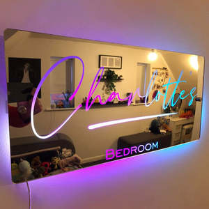 Glow Up: Hot Sale Personalised Name Mirror - Light Up Mirror