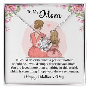 Love Knot Necklace (Yellow & White Gold Variants)