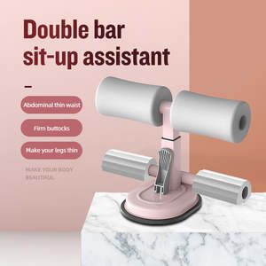 Bargain Sports And Outdoors Gear: Adjustable Sit-up Bar Floor Assistant Abdominal Exercise Stand