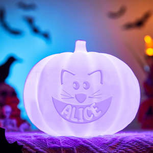Personalized Halloween Pumpkin Light Custom Cat Light Custom Light Up Jack-o-lan&hellip;