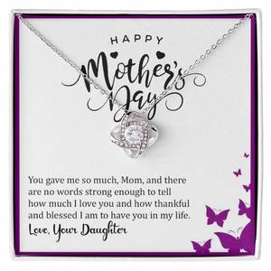 Love Knot Necklace (Yellow & White Gold Variants)