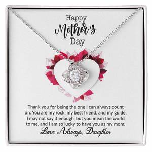 Love Knot Necklace (Yellow & White Gold Variants)