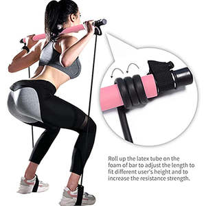 Stretching Pilates Stick Yoga Training Puller Multifunctional Fitness Home and Outside Use