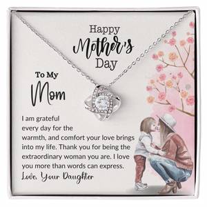 Happy Mother's Day Love Knot Necklace