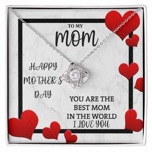 Love Knot Necklace (Yellow & White Gold Variants)