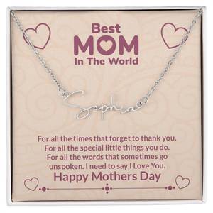 Signature Name Necklace