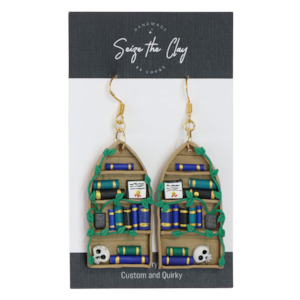 Large Bookshelf Earrings 05
