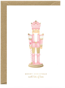 Stationery: Pink Nutcracker Greeting Card