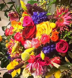 Get Well: Bold, Vibrant Posy