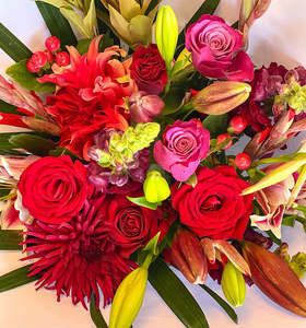 Romantic: Red Hot Bouquet