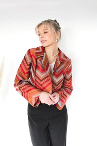 Products: My Moment Blazer Cropped - aztec - Enchantress