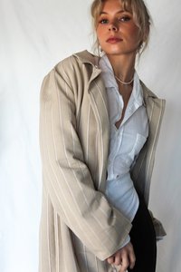 Products: My Moment Coat - cream stripes - Enchantress