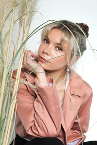 My Moment Blazer Cropped - Pink - Enchantress