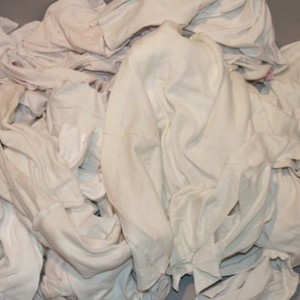 RAGS COMPRESSED WHITE TEE SHIRT 10KG - Enco Industrial Supplies