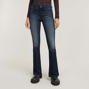 G Star Raw: G-Star Raw - 3301 Flare Jean - Worn In Aurora