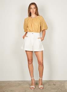 Wish: Wish - Isadora Blouse - Mustard