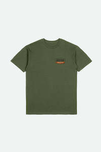 Brixton: Brixton - Regal SS Standard Tee - Ivy Green/Washed Black/Rust