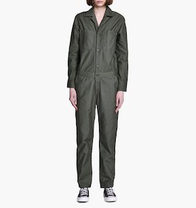 Carhartt: Carhartt - W' Cass Coverall - Rover Green Stone Washed