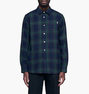Wemoto: Wemoto - Everett LS Shirt - Navy Blue