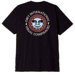 Obey: Obey - Visual Conspiracies SS Tee - Faded Black