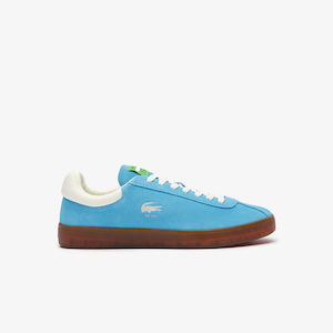 Lacoste: Lacoste - Baseshot Suede 124 1 SMA Sneaker - Blue/Gum