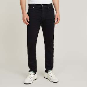 Mens Best Sellers Denim: G-Star Raw - 3301 Slim Jean - Pitch Black