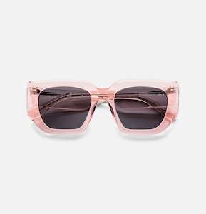 Accessories: James Ay - Flash Sunglasses - Transparent Pink