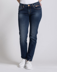 Ltb: LTB - New Anitta Zip Jean - Rossa Undamaged Wash