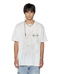 Ksubi - Noize Biggie SS Tee - Vintage White