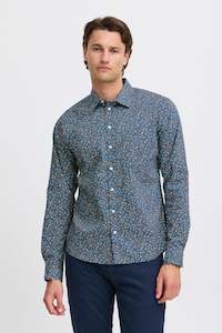Blend: Blend - Tiny Floral Shirt - Dress Blues