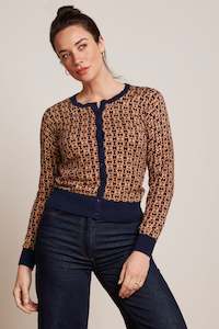 King Louie - Cardi Roundneck Ripley - Evening Blue