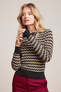 King Louie: King Louie - Audrey Top Woogie - Black