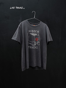 Nudie: Nudie - Roy Hidden Track Tee - Antracite