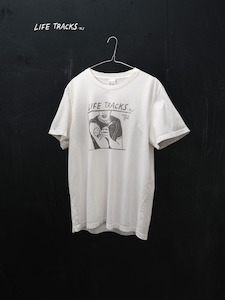 Nudie - Roy Life Tracks Tee - Chalk White