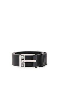 Diesel - Bluestar II Leather Belt - Dark Blue