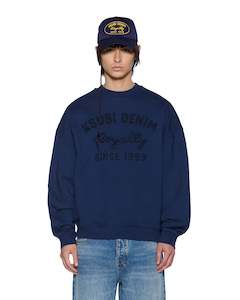 Ksubi: Ksubi - Mekanik Crewneck - Ink Blue