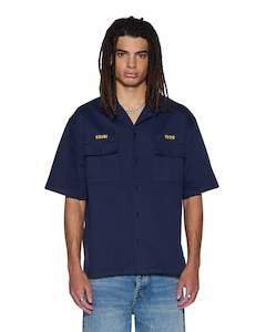 Ksubi - Mekanik Boiler SS Shirt - Ink Blue